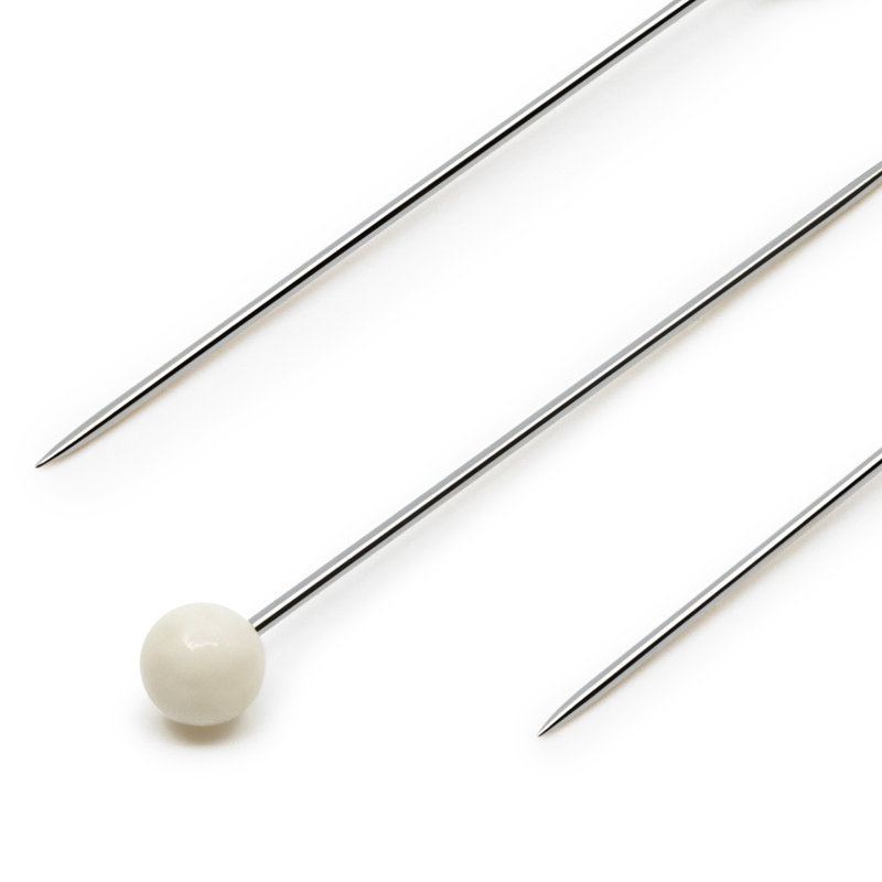 Dritz 1-1/2" Color Ball Pins, 250 Count, White