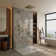 20" Flush Mounted Luxury Thermostatic Complete Shower System with 3 Body Jets and Rough-in Valve