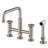 Urbix Bridge Faucet with Side Spray Included-49089342
