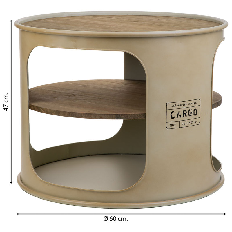Adwait 47 cm W Bedside Table