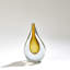 Stretched Neck Vase-Amber-Sm