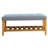 Tufted Padded Seat Bench-940674905