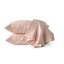 Drap très grand La Shantam, 100% coton, ultra doux et respirant, inclus: 1 drap plat (116 x 104 pouces) et 2 taies décoratives matelassées (20 x 32 pouces) - rose-117990352-117990358