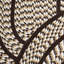 Tapis ivoire / brun tressé à la main Georgina-21304829