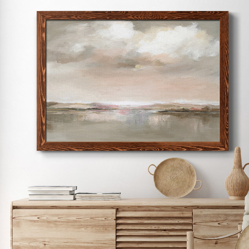 " Evening Drama " Painting Print, Maple, 23" H x 32" W x 1" D