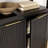 5 Shelf Bookcase with Doors, Fluted Design, Tall Storage Cabinet, Modern Wood, Onyx Birch-808392284