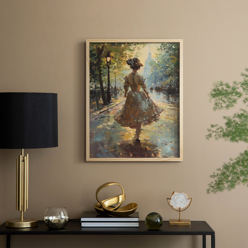 «WOMEN Series DCCXLVII», reproduction encadrée - bois massif, H 21 po x l 17 po, Naturel