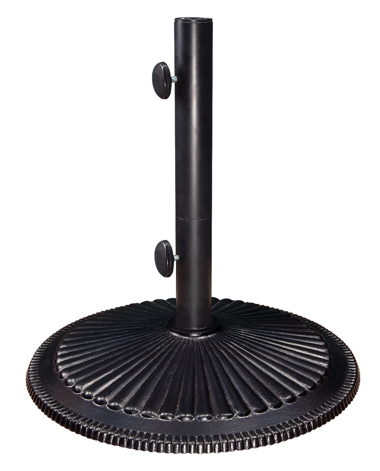 Cast Iron Free-Standing Umbrella Base, Canvas Black Sunbrella® Canvas