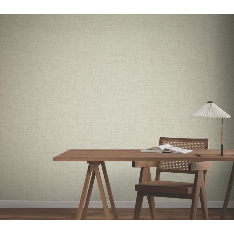 Papier peint Hillswick Tweed Pewter, Gris huître