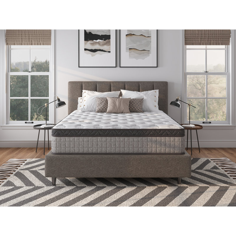 Diamond Comfort Foam Encased Hybrid Mattress, Full, 12"