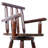 Rustic Bar Stool - Fir Wood Construction-514520133