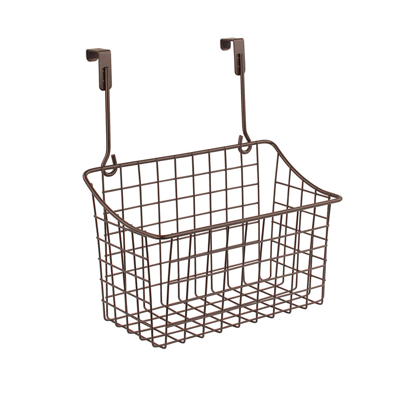 Organisateur de porte Albie, Bronze, H 11,25 po x l 10,25 po x P 6,5 po