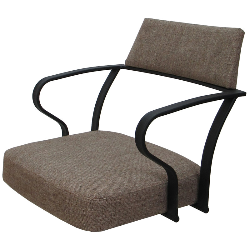 Très grand tabouret pivotant 34 po Danaisa, Gris
