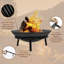 Skerry Round Cast Iron Smokeless Fire Pit