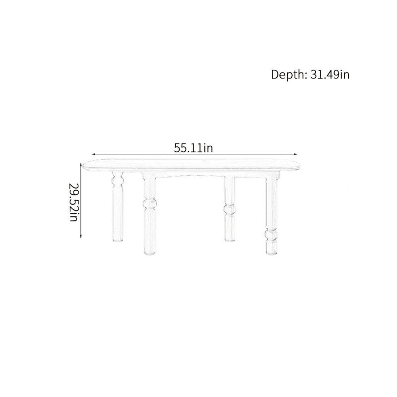 Bromley, H 29,52 po x L 55,11 po x l 31,49 po
