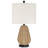 Inaya 22.8 in. Rattan Table Lamp with Dual USB Ports