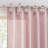 Sun Zero Roxy Generation Slub Texture Tacked Bow Semi-Sheer Tie Top Curtain Panel-110875295-110875294
