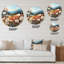 Dakarri - Horloge murale florale-915841450