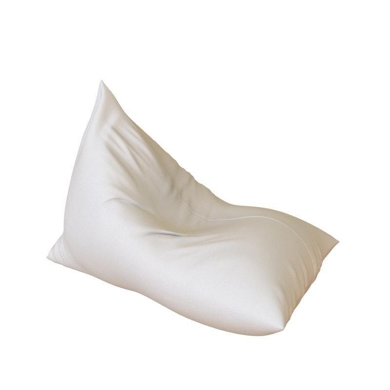 Sunbrella Bean Bag Lounger Cover (Bag Only,Xlarge), Canvas Natural Sunbrella®, 43" H x 43" W x 60" D