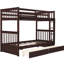 Lit superposé Twintwin avec garde-corps et rangement 2 rampes polyvalentes