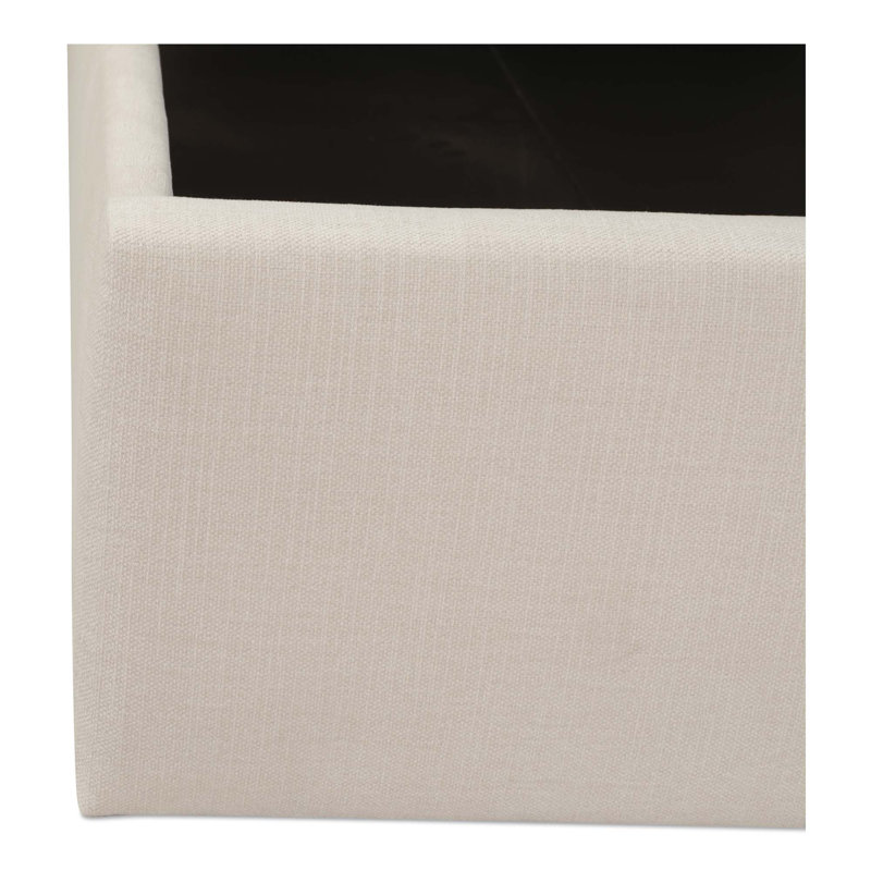Sebastion Storage Bed, Queen, Cream