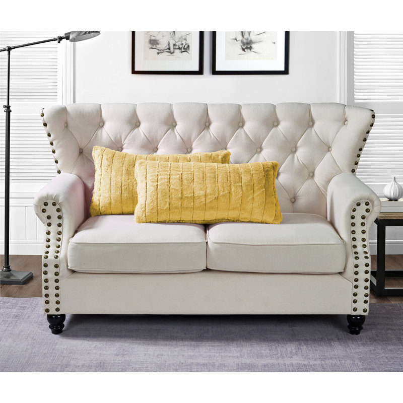 Super Mink Polyester Zip Pillow Cover, Jojoba Yellow