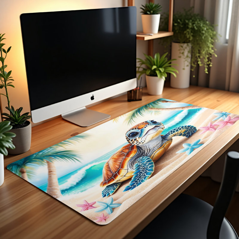 Polyester Desk Pad, 31.5x15.5