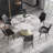 Modern Round White Pedestal Dining Table-484872851-535362558