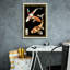 Toile épique Graffiti «Koi Fish On Black 1» par Chariklia Zarris, art mural 18 po x 26 po-1348504022