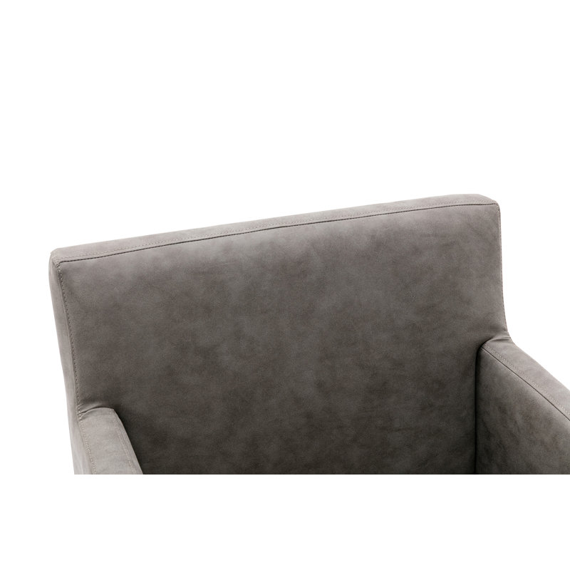 Chaise avec accoudoirs Thirlby, Gris foncé