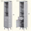 Tall Bathroom Storage Cabinet,for Bathroom,Living Room,Entryway and Kitchen-1957123249