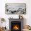«Rustic Countryside Enigmatic Vale Grayscale Landscape», reproduction d'art sur toile-98042072-111375406