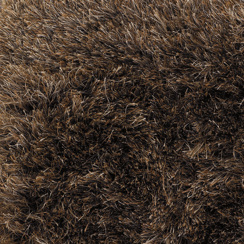 Tapis brun/brun clair foncé Heike, 9 pi x 13 pi