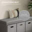 3 Pair Shoe Storage Cabinet