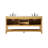 Bonsai 72'' Double Bathroom Vanity with Marble Top-1310476407