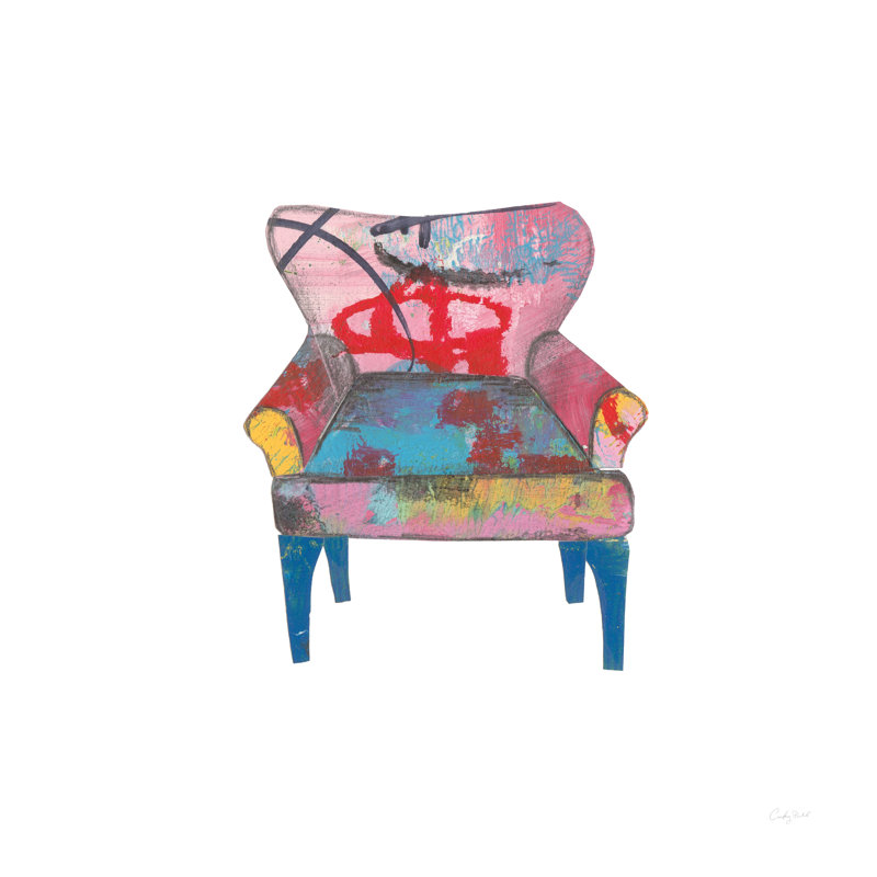 Mod Chairs VIII par Courtney Prahl - impression sur toile tendue, H 20 po x l 20 po