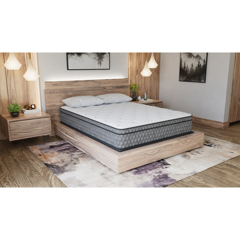 Soothe Gel Euro Top Memory Foam Hybrid, Medium Feel, 11" Mattress, California King