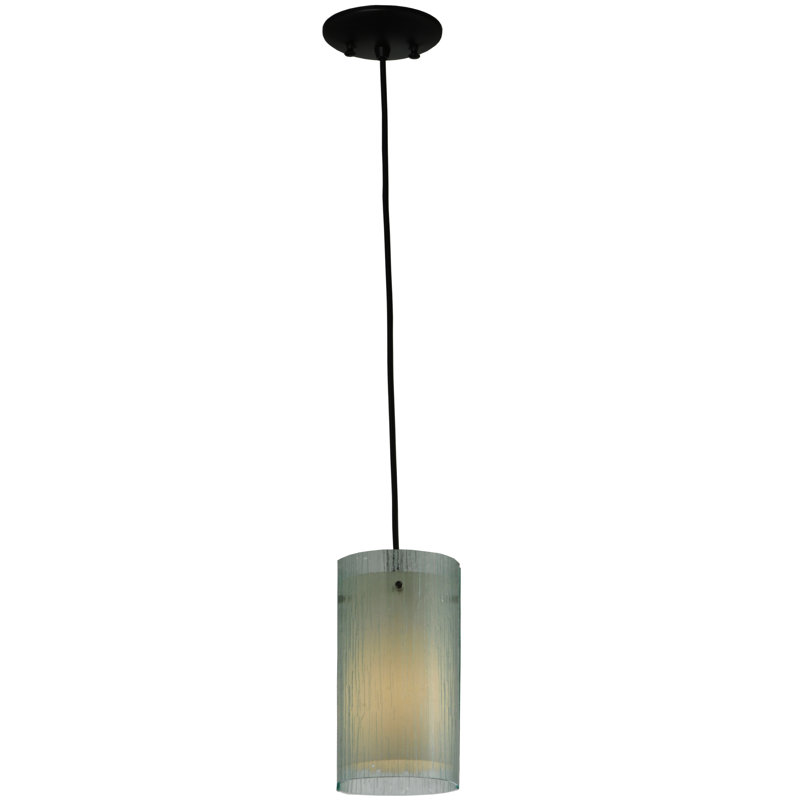 Mini Nickel Glass Globe Indoor/Outdoor LED Pendant Light