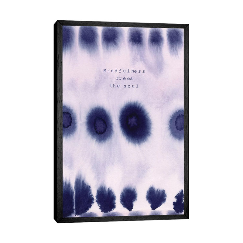 Mindfulness IV by Stephanie Ryan - Painting on Canvas, Black Floater Framed, 66.04cm H x 45.72cm W x 3.81cm D