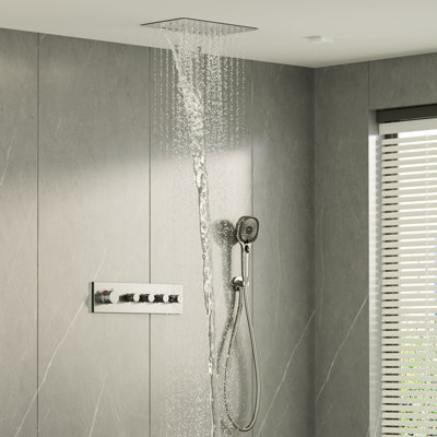 Camino 16 Inch Luxury Thermostatic Shower System