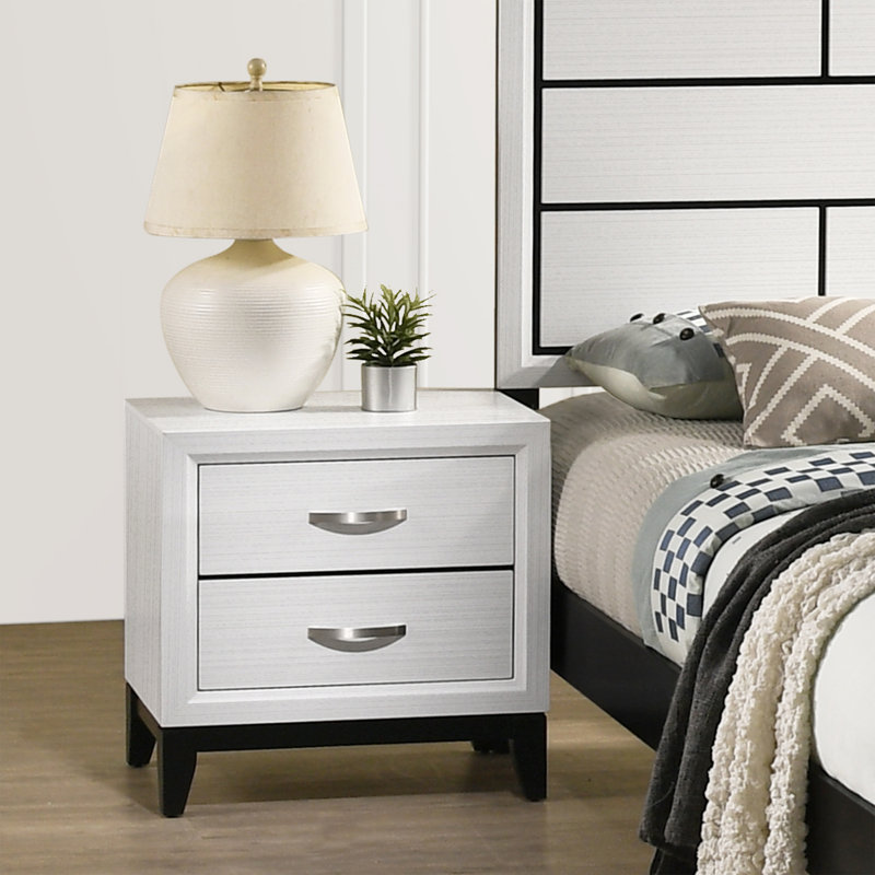 Ensemble de chambre avec lit plateforme 3 pièces Burrigan, Très grand