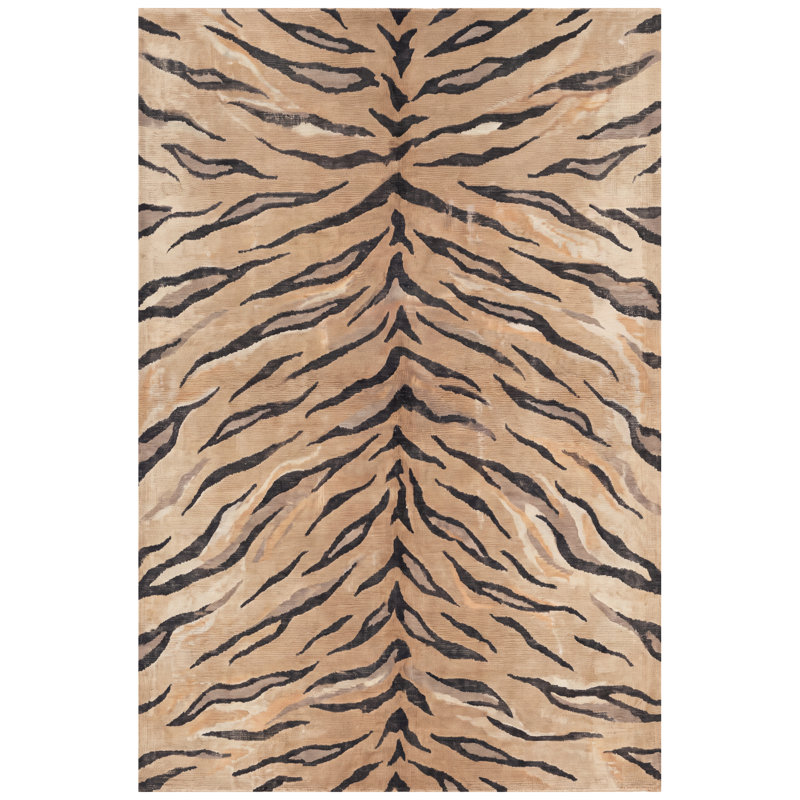 Tapis Fayalite à motifs animaux, crème, noir et beige, antidérapant, à poils courts, pour l'intérieur et l'extérieur, adapté aux animaux de compagnie, salon, chambre, salle à manger, entrée, couloir, bureau, lavable