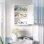 Armoire à pharmacie murale 16 po x 21 po avec serrure, armoire murale verrouillable en acier à 3 niveaux pour la salle de bain, cuisine avec 2 clés, blanc, buffet