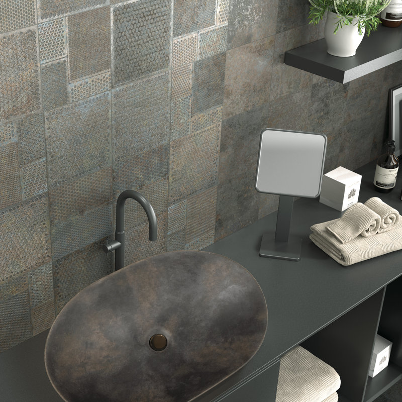 25 x 25 cm Beveled Ceramic Tile