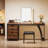Kiyanni 59'' Vanity Desk with 3 Drawers-716323836