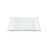 Glass Dinnerware 6.25" x 6" Square Clear Glass Plate (Set of 4)