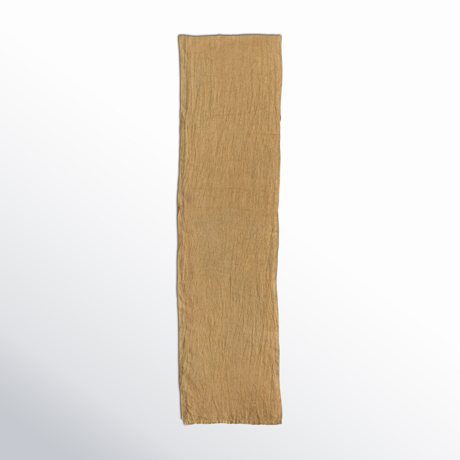 Vernon 108" Linen Table Runner, Yellow