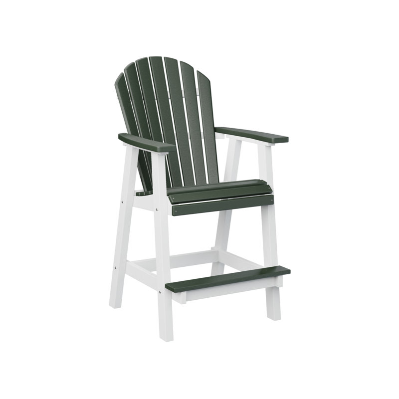 Chaise de bar berlinoise Berlin, 26.5", Vert