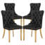 Chaises de salle à manger, chaise de salle à manger rembourrée haut de gamme avec anneau clouté-511006617-511006618-531111163