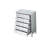 Bashaw 36" W 5-Drawer Mirrored Dresser-948028110
